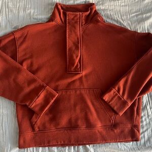 a new day Women's Warm Orange Turtleneck Sweater